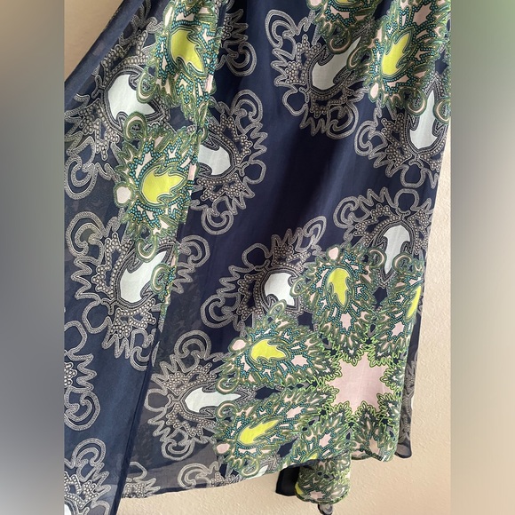 Anthropologie Flowy High Low Style A Line Dress Size M - Picture 5 of 6